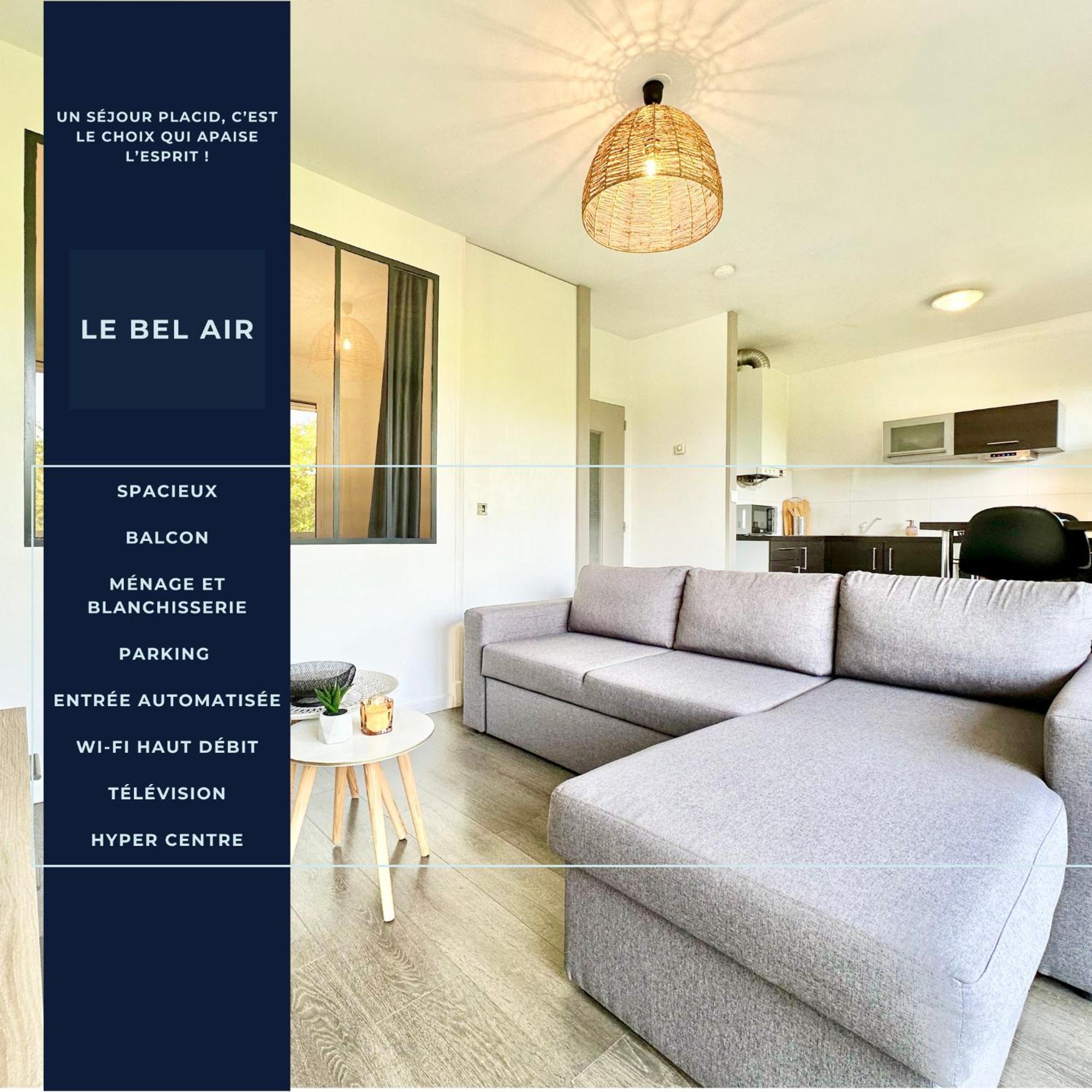 Le Bel Air - Coeur De Ville - Parking & Balcon Mont-de-Marsan Dış mekan fotoğraf